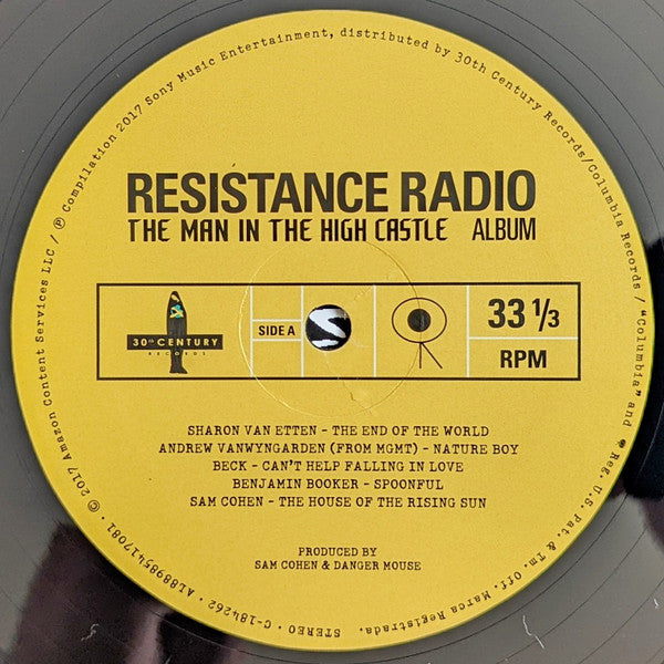 Image of Label Cover of 2xLP - EX/VG+ - VARIOUS, Resistance Radio: The Man In The High Castle Album (Columbia; 88985 41708 1, Europe 2017, Gatefold, 2 Inners), ,  - 2826083E