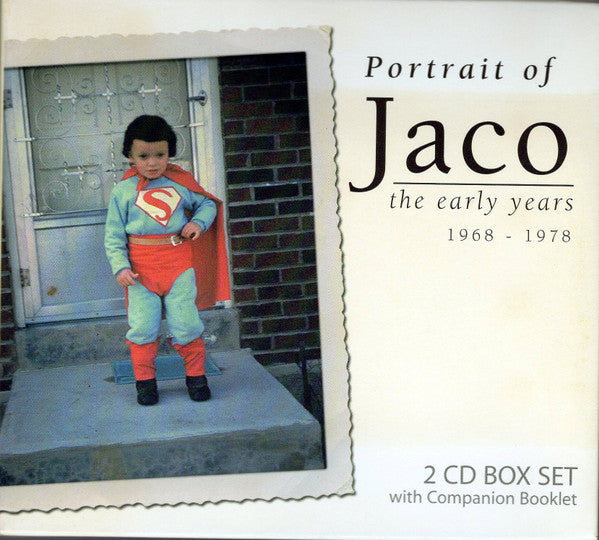 Image of Front Cover of 3855217S: 2xCD - JACO PASTORIUS, Portrait Of Jaco - The Early Years, 1968-1978 (Holiday Park Records; none, US 2002, Card Sleeve, Booklet)   VG/VG+