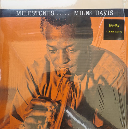 Image of Front Cover of 3845323S: LP - MILES DAVIS, Milestones (Ermitage; VNL 12514 LP, Europe 2022 Reissue, Clear Vinyl)   VG/VG+