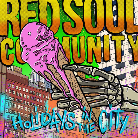 Image of Front Cover of LP - VG+/VG+ - RED SOUL COMMUNITY, Holidays In The City (Jump Up! Records; JUMP156LP, US 2019, Yellow Vinyl), ,  - 3945048S