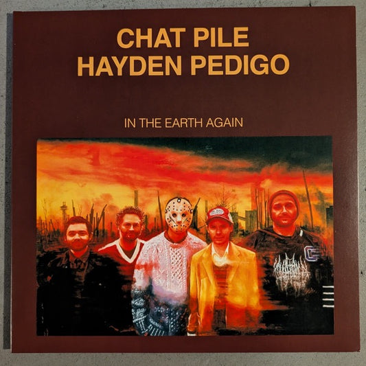 Image of Front Cover of 4455344S: LP - CHAT PILE AND HAYDEN PEDIGO, In the Earth Again (Computer Students; CS013O, Europe 2025, Inner, Oxblood Colour Vinyl)   NEW/NEW