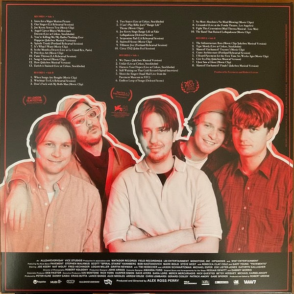 Image of Back Cover of 2xLP - NEW/NEW - PAVEMENT, Pavements (Original Motion Picture Soundtrack) (Matador; OLE2153LP, Europe 2025, Gatefold), ,  - 4655035S