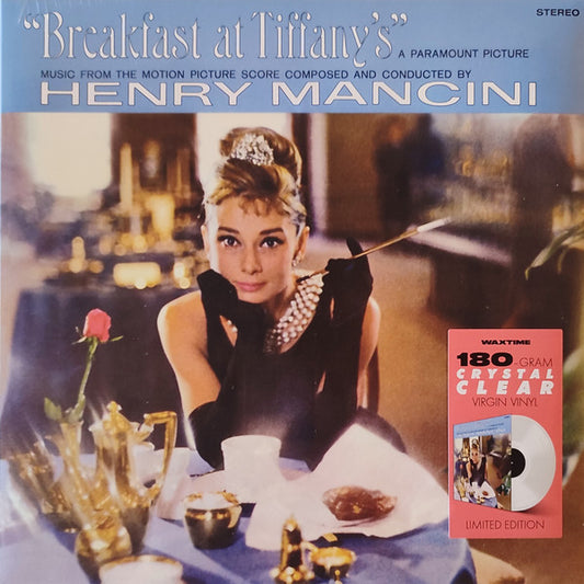 Image of Front Cover of LP - NEW/NEW - HENRY MANCINI, Breakfast At Tiffany's (WaxTime; 526010, Europe 2025, Clear Vinyl ), ,  - 1336190E