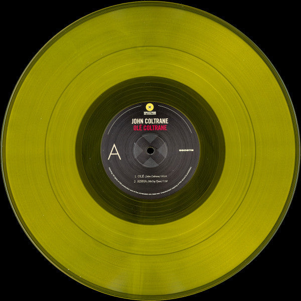 Image of Label Cover of LP - NEW/NEW - JOHN COLTRANE, Ole (The Complete Session) (WaxTime In Color; 950678, Europe 2019 Reissue, Yellow Vinyl ), ,  - 4835228E