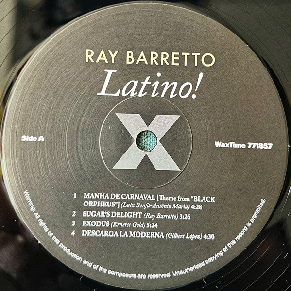 Image of Label Cover of LP - NEW/NEW - RAY BARRETTO ORCHESTRA, Latino! (WaxTime; 771857, Europe 2013 Reissue), ,  - 3056101S
