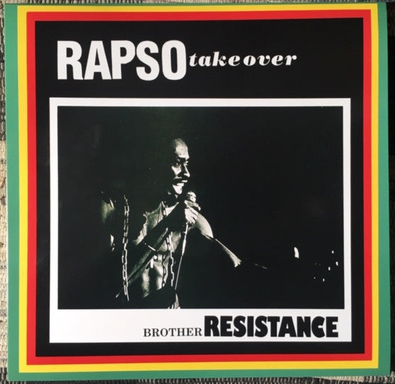Image of Front Cover of LP - VG+/EX - BROTHER RESISTANCE, Rapso Take Over (Masimba Connection; MCLP 001 86,  2018 Reissue), Opened from sealed, sleeve in shrink.,  - 3915163C
