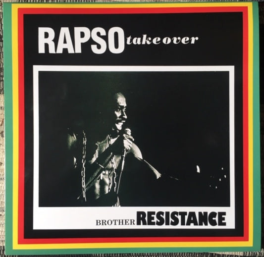 Image of Front Cover of LP - VG+/EX - BROTHER RESISTANCE, Rapso Take Over (Masimba Connection; MCLP 001 86,  2018 Reissue), Opened from sealed, sleeve in shrink.,  - 3915163C