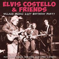 Image of Front Cover of 2xLP - VG+/VG+ - ELVIS COSTELLO, Elvis Costello & Friends - Village Music 21st Birthday Party (Parachute Recording Company; PARA487LP, Europe 2021, Gatefold, Live FM Broadcast at Sweetwater Music Hall, Mill Valley, CA, 29th April 1989), ,  - 2826232E