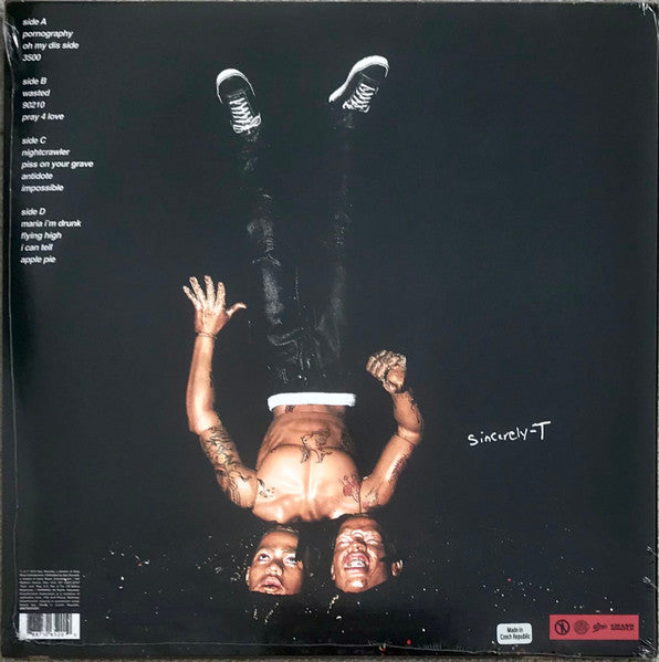 Image of Back Cover of 2xLP - NEW/NEW - TRAVIS SCOTT, Rodeo (Epic; 88875065201, USA & Europe 2022 Reissue, 2 Inners), ,  - 2416342C