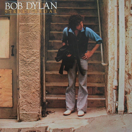 Image of Front Cover of LP - VG/VG+ - BOB DYLAN, Street-Legal (CBS Orange/Yellow "Street Legal" A Side Text "Street-Legal" B Side; CBS 86067, UK 1978, Inner), ,  - 2716177C