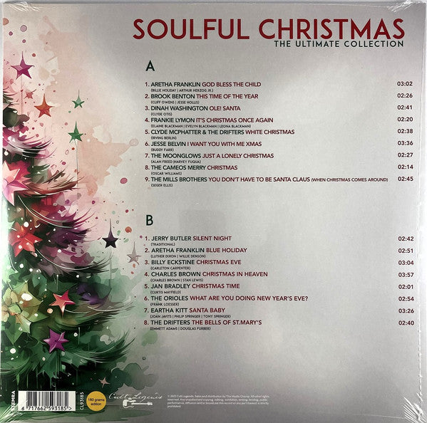 Image of Back Cover of LP - NEW/NEW - VARIOUS, Soulful Christmas (Cult Legends; CL93185, Europe 2023), ,  - 4316636C