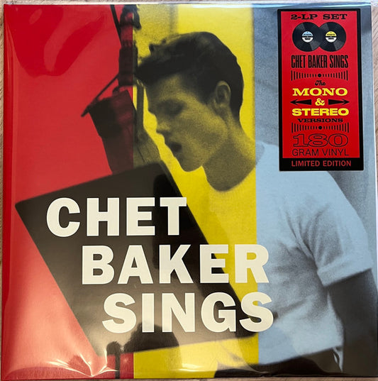 Image of Front Cover of 3955275S: 2xLP - CHET BAKER, Chet Baker Sings: The Mono & Stereo Versions 2LP (WaxTimeRecords; 772301,  2022, Gatefold)   NEW/NEW