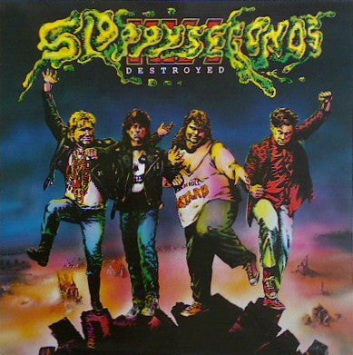 Image of Front Cover of LP - VG/VG+ - SLOPPY SECONDS, Destroyed (Toxic Shock; TXLP-17, US 1989, No Insert), ,  - 2816074C