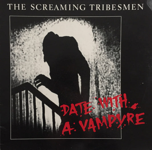 Image of Front Cover of 12" EP - VG+/VG+ - THE SCREAMING TRIBESMEN, Date With A Vampyre (What Goes On Records; WHAT GOES 4T, UK 1985, Picture Sleeve), ,  - 3915244C