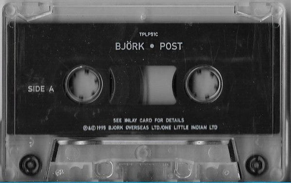Image of Label Cover of Cassette - VG+/VG+ - BJ RK, Post (One Little Indian; TPLP51C, UK 1995), ,  - 2216347C