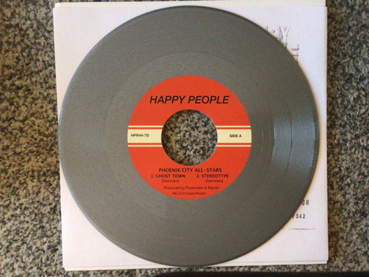 Image of Front Cover of 7" EP - EX/EX - PHOENIX CITY ALL-STARS, 2 Tone Gone Ska EP (Happy People; HPR44, UK 2021, Stamped Sleeve, Numbered, Limited Edition Grey Vinyl.), No: 260 of 542, A1	Ghost TownA2	StereotypeAA1	One Step BeyondAA2	The Prince - 5055084S