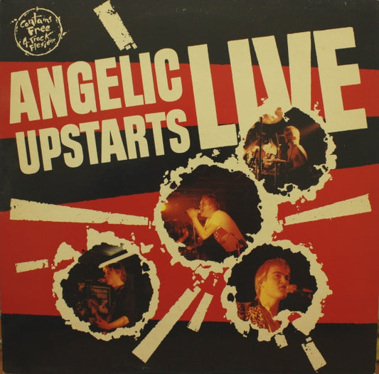Image of Front Cover of LP - VG/VG+ - ANGELIC UPSTARTS, Live (EMI; ZEM 102, UK 1981, No Flexi-Disc), ,  - 3915363C