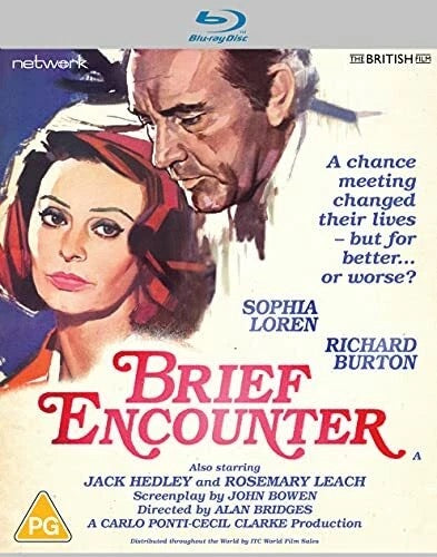 Image of Front Cover of Blu-Ray - VG+/VG+ - ALAN BRIDGES, SOPHIA LOREN, Brief Encounter (Network; 7958374,  , Booklet), ,  - 3935225E