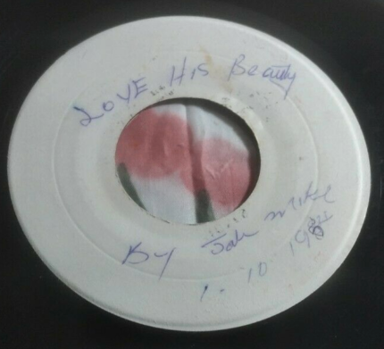Image of Front Cover of 7" - /VG - JAH MIKE, Love His A Beauty (Not On Label; , Jamaica 1984, White Label Promo), Sounds strong VG. RARE!,  - 3925307E