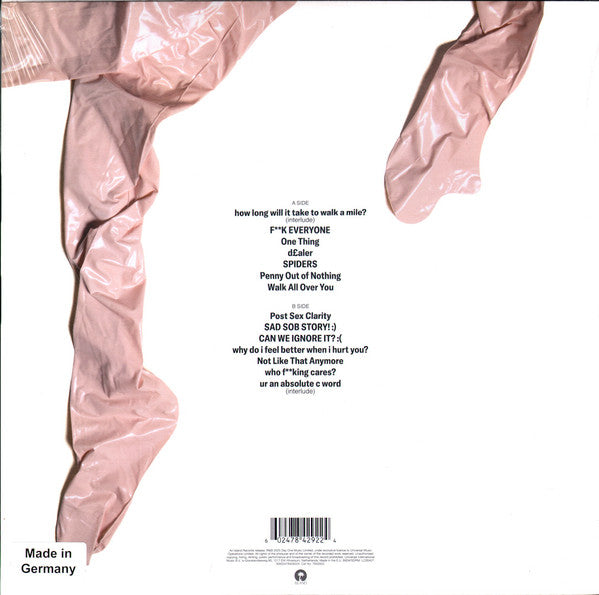 Image of Back Cover of LP - NEW/NEW - LOLA YOUNG, I'm Only F**king Myself (Island; 7842922, Europe 2025, Standard Sleeve, Insert, The Punching Bag Edition - Marbled Vinyl, Alternative Artwork), ,  - 2316150C