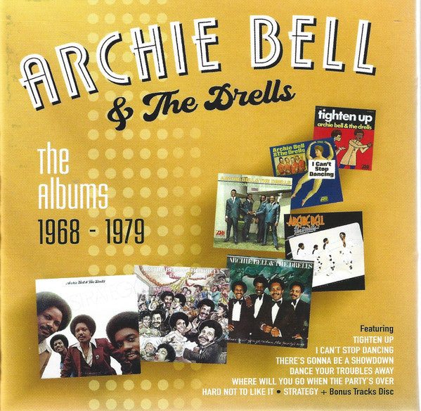 Image of Front Cover of 3955168S: CD - ARCHIE BELL & THE DRELLS, The Albums 1968-1979 (Robinsongs; QROBIN5BX68, UK 2024) Media is unplayed   VG+/EX