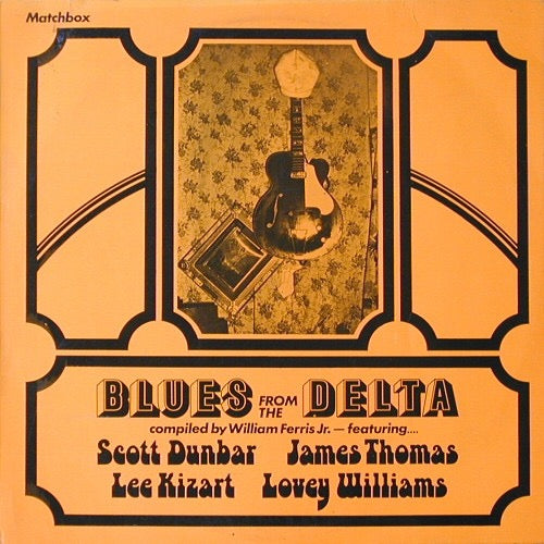 Image of Front Cover of LP - VG/G+ - VARIOUS, Blues From The Delta (Saydisc Matchbox; SDM 226, UK 1972, Laminated Sleeve), Some creasing to laminate. Disc has light marks only.,  - 1816356C