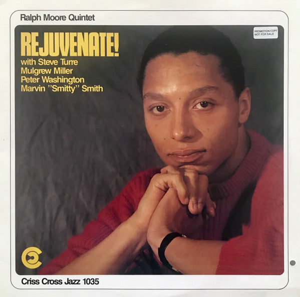 Image of Front Cover of LP - VG/VG+ - RALPH MOORE QUINTET, Rejuvenate! (Criss Cross Jazz; Criss 1035, Netherlands 1989), Old barcode sticker on reverse,  - 3915568C