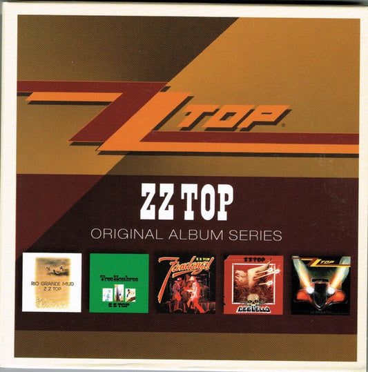 Image of Front Cover of 3935315E: 5xCD - ZZ TOP, Original Album Series (Warner Records; R2 527527, Europe , Slipcase, 5 Inners)   VG+/VG+