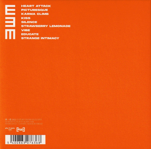 Image of Back Cover of CD - VG/VG+ - EDITORS, EBM (Play It Again Sam; PIASR1280CD, Europe 2022, Gatefold, Inner), ,  - 3935317E