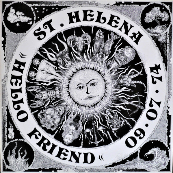 Image of Front Cover of 12" EP - VG+/EX - ST. HELENA, Hello Friend (Colours; COMLP 004, Norway 1991, Booklet), ,  - 3925462E