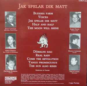 Image of Back Cover of LP - VG+/EX - FAFNER, Jak Spelar Dik Matt (Colours; COSLP 009, Norway 1992, Booklet), Corner Bumps,  - 3925461E