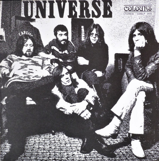 Image of Front Cover of 3925460E: LP - UNIVERSE, Universe (Colours; COSLP 005, Norway 1991 Reissue, Textured Sleeve, Booklet) Strong VG+  VG+/VG+