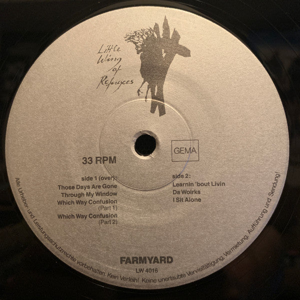 Image of Label Cover of 2xLP - VG/EX - FARMYARD, Looking For A Place (Little Wing Of Refugees ; LW 4016/17, Germany 1991, Gatefold, Stapled In Booklet, 5 Postcards), Corner Bump, Limited Edition Number 416/500,  - 3925457E