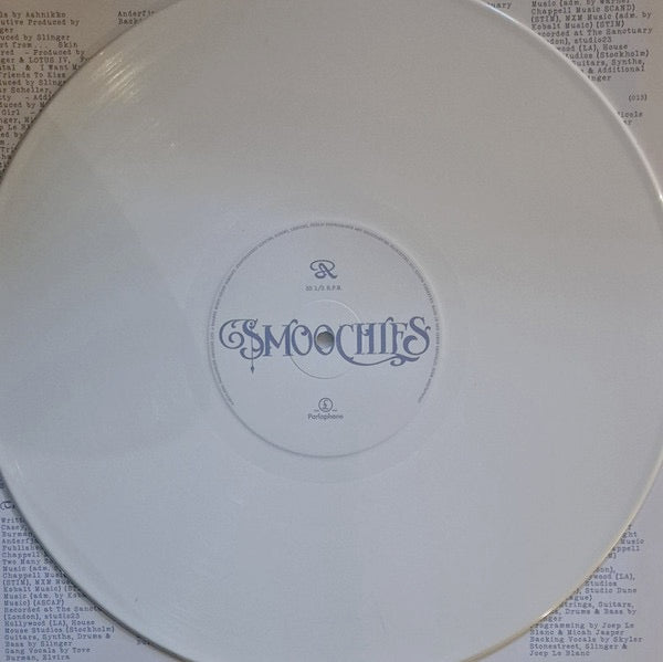 Image of Label Cover of LP - NEW/NEW - ASHNIKKO, Smoochies (Parlophone; 5021732740137, Europe 2025, Standard Sleeve, Indies Exclusive Opaque White Vinyl), ,  - 4235020E