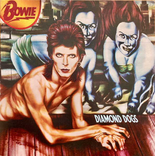 Image of Front Cover of LP - VG+/VG+ - DAVID BOWIE, Diamond Dogs (RCA Victor; APL1-0576, UK 1974, Gatefold, Interpak by Shorewood on rear, Bewitched on label only), ,  - 3046178S