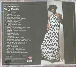 Image of Back Cover of CD - VG+/VG+ - DIONNE WARWICK, Very Dionne (Rhino Handmade; RHM2 7869, US 2004, Slipcase, Booklet), ,  - 0216059C