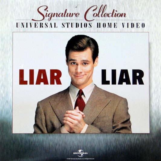 Image of Front Cover of 3935487E: 2xLaserdisc - JIM CARREY,, Liar Liar (Universal ; 43309, US 1997, Gatefold, NTSC)   VG+/VG+