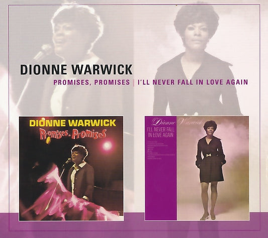 Image of Front Cover of 4035015E: CD - DIONNE WARWICK, Promises, Promises / I'll Never Fall In Love Again (Rhino Handmade; RHM2 7837, US 2003, Slipcase, Booklet)   EX/VG+