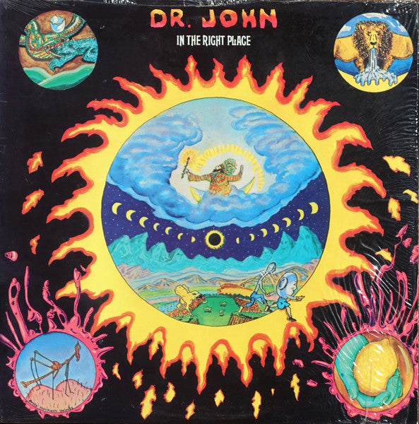 Image of Front Cover of LP - VG/VG - DR. JOHN, In The Right Place (ATCO Records; SD 7018, US Reissue, Stereo), ,  - 3546195S