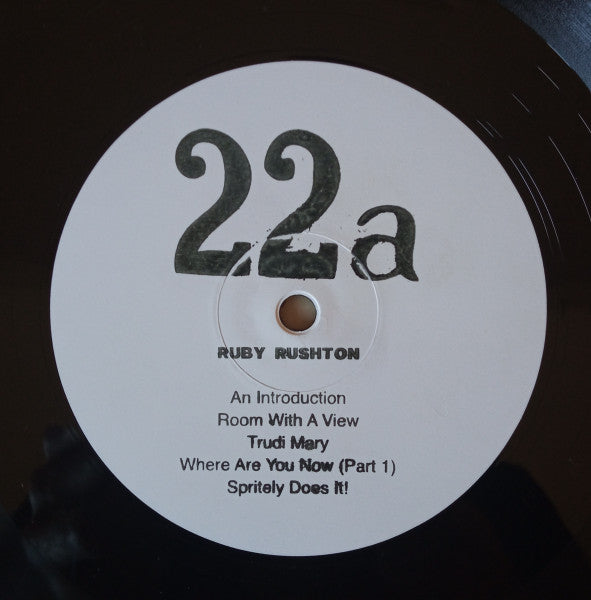 Image of Label Cover of LP - VG+/VG - RUBY RUSHTON, Two For Joy (22a; 22a006, UK 2015, Picture Sleeve), ,  - 2326066E