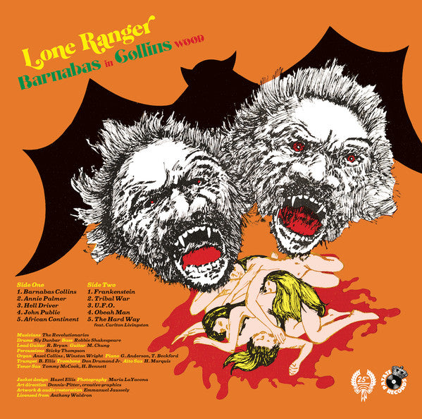 Image of Back Cover of LP - EX/EX - LONE RANGER, Barnabas In Collins Wood (Patate Records; PRPLP046, France 2021 Reissue), ,  - 4015082C