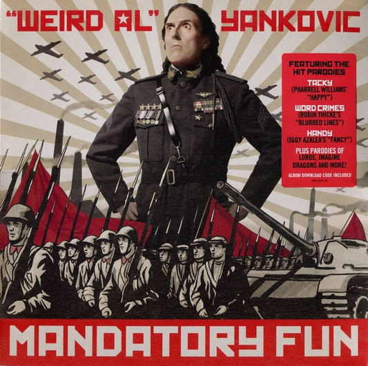 Image of Front Cover of LP - VG+/VG - "WEIRD AL" YANKOVIC, Mandatory Fun (RCA; 88843-09375-1, US 2014, Insert), feint scuffs,  - 4045076S