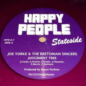 Image of Front Cover of 4955245S: 7" - JOE YORKE & THE EASTONIAN SINGERS, Judgement Tree (Happy People Stateside; HPS13-7, US 2022, Company Sleeve, Limited Edition / Solid Centre / Purple Translucent Vinyl) No: 33 of 142  EX/VG