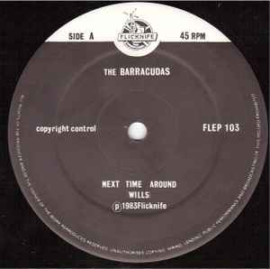 Image of Label Cover of 12" - VG/VG+ - THE BARRACUDAS, House Of Kicks (Flicknife Records; FLEP 103, UK 1983, Picture Sleeve), ,  - 4015133C