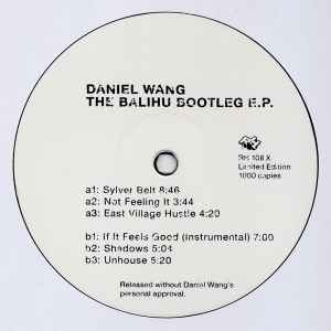 Image of Front Cover of 12" - /VG+ - DANIEL WANG, The Balihu Bootleg E.P. (Rush Hour; RH 108 X, Netherlands 2010, Plain Sleeve, Limited Edition), ,  - 4025167E