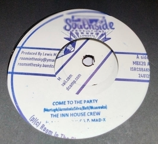 Image of Front Cover of 4055121S: 7" - THE INN HOUSE CREW FEAT LAYLAH ARRUDA & MAD X / A.J. FRANKLIN, Come To The Party / Rock Your Body Baby (Southside Productions; MBX20, UK 2024)   /EX