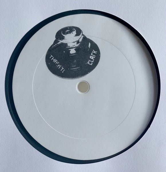 Image of Front Cover of 4015166C: 12" - CLARK, Civilians (; THROT014W, UK 2025, Plain Sleeve, This super-limited three-track white label offers a preview of Clark�s album Steep Stims. It includes the exclusive �Blowtorch Thimble (Altvirus Mix)� alongside �Civilians� and �Globecore Flats�, making it a collector�s piece for fans.)   NEW/NEW