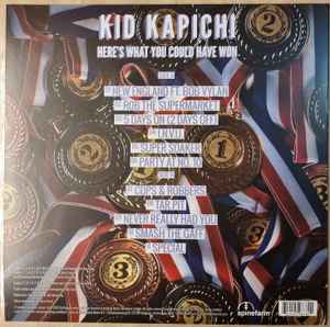 Image of Back Cover of 4025050E: LP - KID KAPICHI, Here's What you Could Have Won (Spinefarm Records; SPINE987801, UK 2022, Silver Vinyl)   VG+/VG+