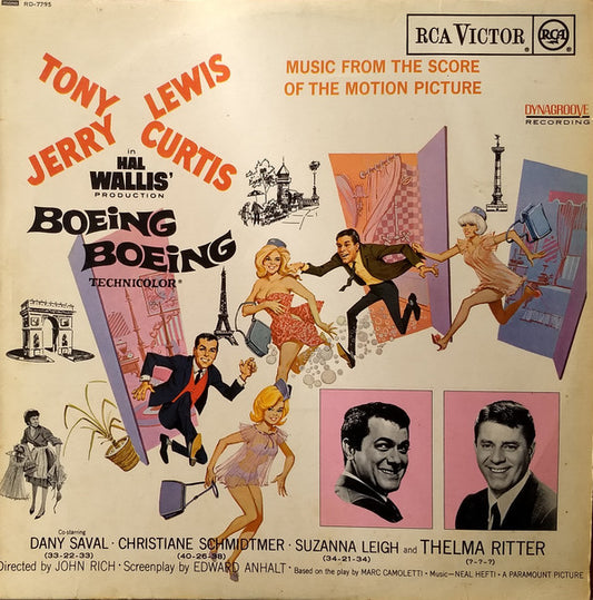 Image of Front Cover of LP - VG/VG - NEAL HEFTI, Boeing Boeing (RCA Victor ; RD 7795, UK 1966, Laminated Front Sleeve, Mono), Strong VG, Corner Cut,  - 4025178E