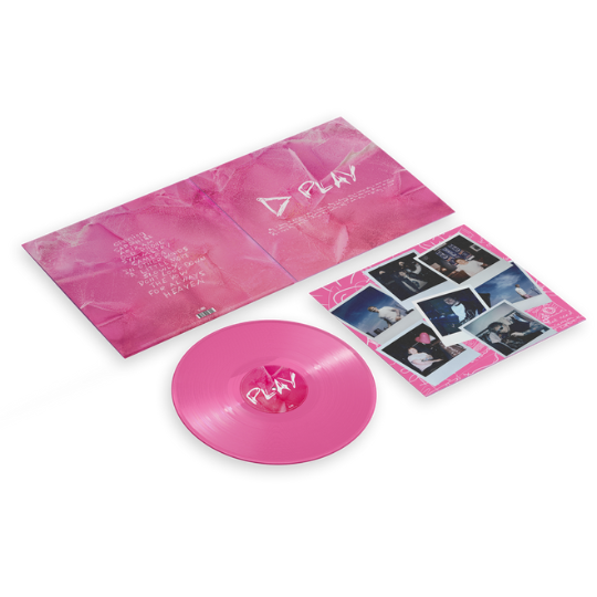 Image of Back Cover of LP - NEW/NEW - ED SHEERAN, Play (Atlantic; 5021732758224, US 2025, Gatefold, Pink Opaque Vinyl), , Pink opaque colored vinyl housed in a printed gatefold outer sleeve, printed inner sleeve, and a 2 page insert and matt finish. Artwork includes full album lyrics and credits. After closing the chapter on his Mathematics series, Ed Sheeran is finally back and stepping boldly into a fresh new phase for 2025. By exploring the common threads of scale, rhythm, and melody that connect musical